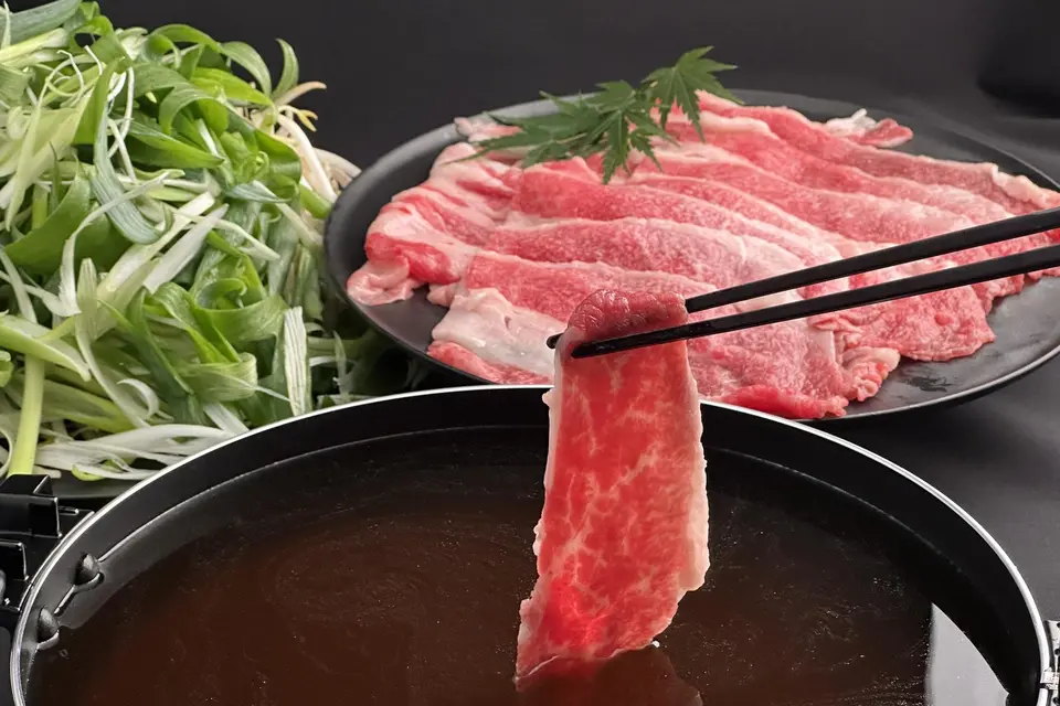 京都黒毛和牛のつゆしゃぶ鍋